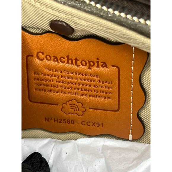 Coachtopia Shoulder Bag In Upcrafted Haircalf With Cow Print - Picture 5 of 13